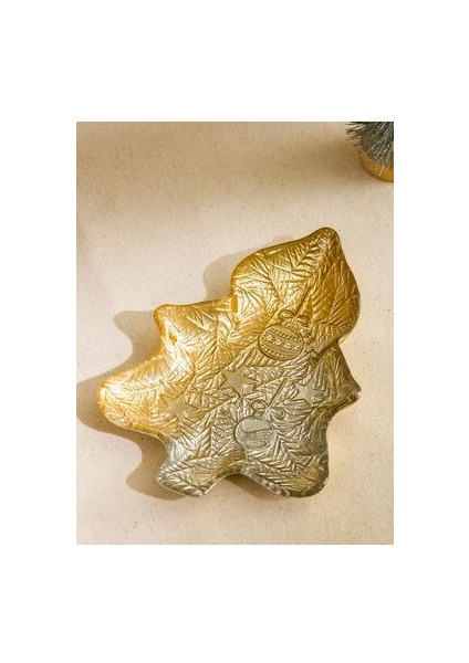 Lcw Home Sarı Çam Ağacı Figürlü Cam Kase 2'li 21 cm modelleri