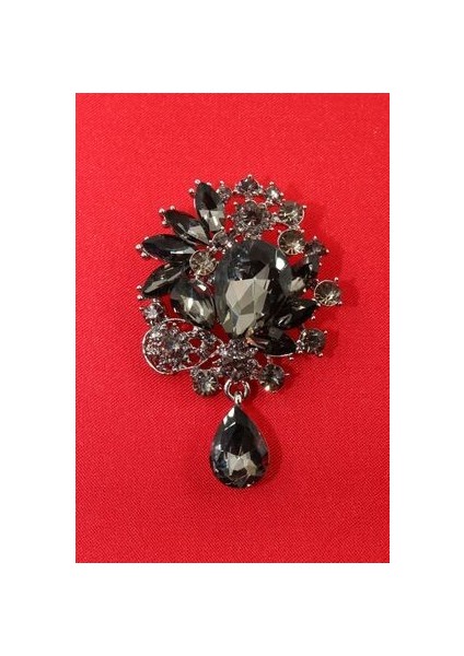 Gözyaşı Broş. Taşlı Tasarım Broş, Elmas Gözyaşı Broş. Yaka Iğnesi Broş. Kadın Broş. Broş.