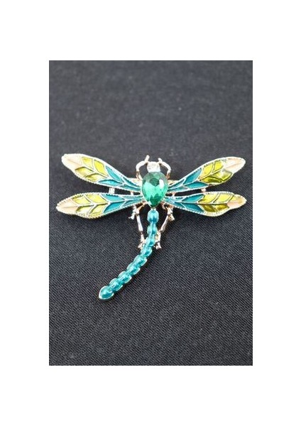 Yusufçuk Broş. Yusufçuk Taşlı Tasarım Broş, Yaka Iğnesi Broş. Kadın Broş. Broş. Erkek Broş. Unisex.