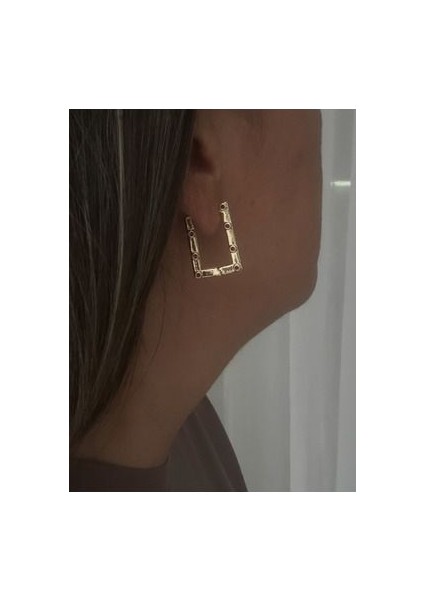 Bgue Modeli Dikdörtgen Küpe modelleri