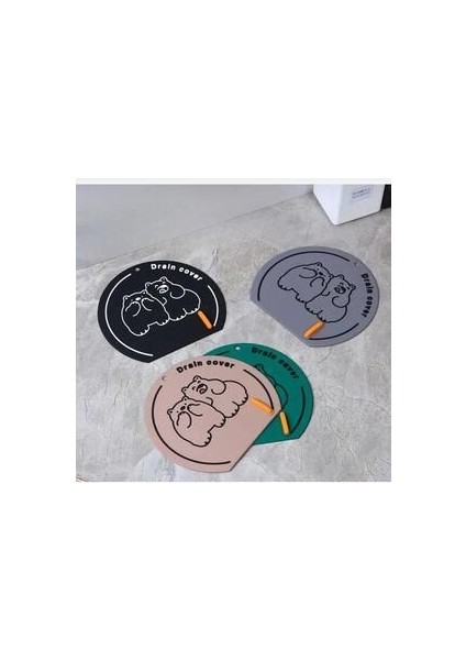 Mavi Kötü Koku Önleyici Silikon Mat Banyo Mutfak Lavabo Balkon Gider Tıpası Tıkacı Kapağı modelleri