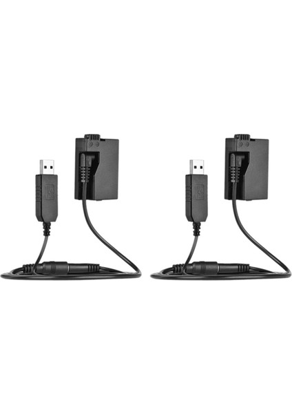 550D 600D 650D 700D Için Lp-E8 Için Dc Güç Bankası USB Adaptör Kablosu Değiştirme Ile 4x -E8 Kukla Pil (Yurt Dışından)