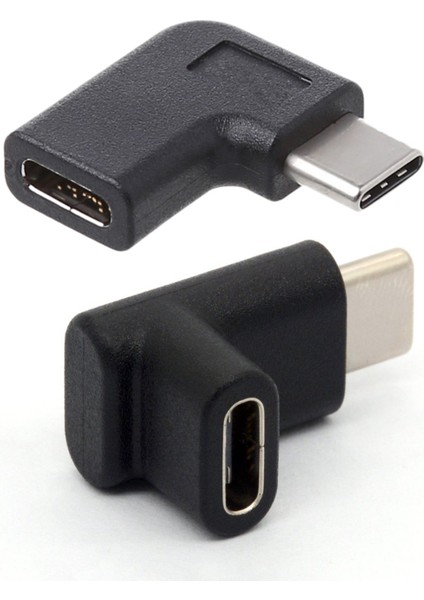 2 Adet Aksesuar: 1 Adet Dik Açılı USB 3.1 Dönüştürücü Adaptör ve 1 Adet 90 Derece Tip C Adaptör, USB 3.1 Tip-C Konnektör (Yurt Dışından)