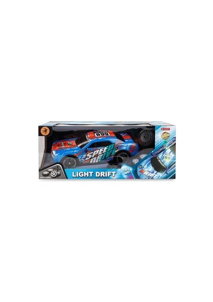 1/16 Işıklı Şarjlı Drift Yapabilen Tekerleği Değiştirilen Kumandalı Araba