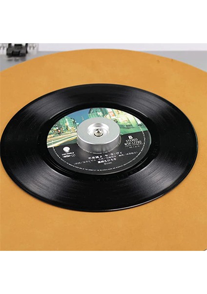 Alüminyum 45 Rpm Kayıt Pikap Adaptörü, 7 Inç Vinil SL1200 Serisi Lp Vinil Plak Çalar Aksesuarları Ile Uyumlu, Gümüş (Yurt Dışından) indirimleri