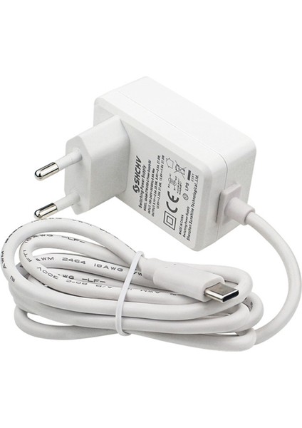 5 Ile Uyumlu 5.1V 5A Güç Kaynağı Pd 27W USB Tip C Şarj Aleti Güç Adaptörü 5 Ile Uyumlu (Ab Fişi) (Yurt Dışından)