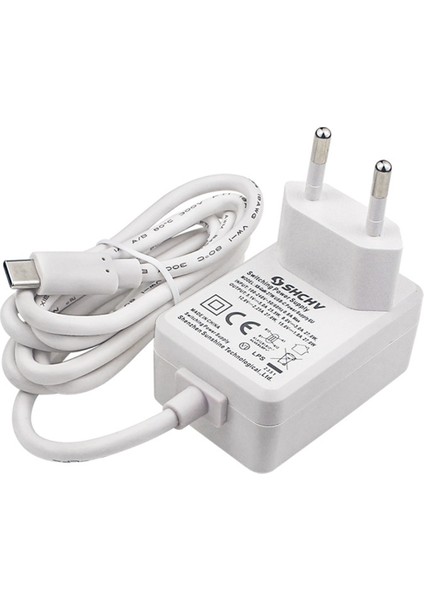 5 Ile Uyumlu 5.1V 5A Güç Kaynağı Pd 27W USB Tip C Şarj Aleti Güç Adaptörü 5 Ile Uyumlu (Ab Fişi) (Yurt Dışından)