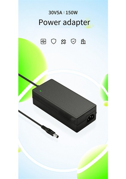 30V5A Güç Adaptörü 150W Güç Kaynağı Şarj Cihazı Evrensel Güç Adaptörü, Dizüstü Bilgisayarlar, Yazıcılar, Ev Aletleri Vb. Ile Uyumlu Ab Tak (Yurt Dışından) modelleri