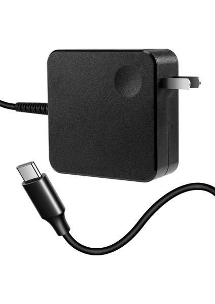 Kare Dizüstü Bilgisayar Taşınabilir Güç Adaptörü 65W Tip-C Bağlantı Noktası Pd Hızlı Şarj Bilgisayar Şarj Cihazı Abd Tak Ile Uyumlu (Yurt Dışından)
