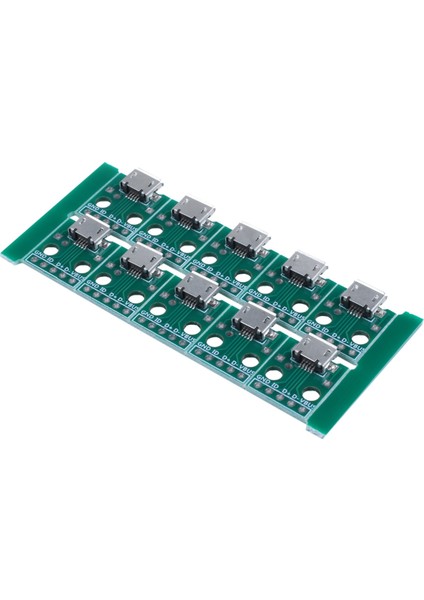 10 Adet Mikro-Usb Dip Adaptörü 5pin Dişi Konnektör B Tipi Pcb Dönüştürücü (Yurt Dışından)