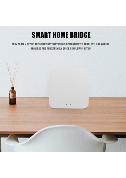 Tuya Zigbee Akıllı Ağ Geçidi Hub Akıllı Ev Köprüsü Tuya Akıllı Yaşam App Tüm Tuya Zigbee 3.0 Akıllı Ürünlerle Uyumlu Kablosuz Uzaktan Kumanda (Yurt Dışından)