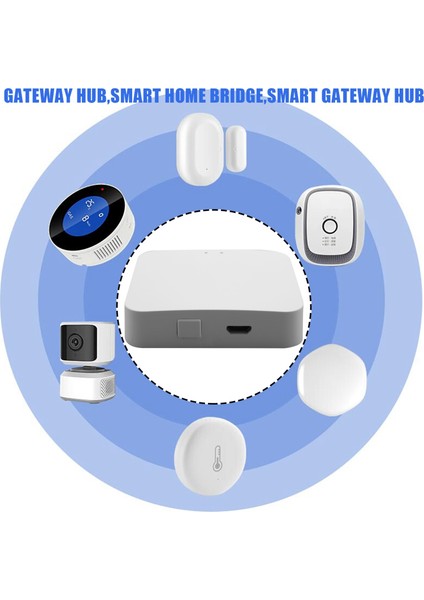 Tuya Zigbee Akıllı Ağ Geçidi Hub Akıllı Ev Köprüsü Tuya Akıllı Yaşam App Tüm Tuya Zigbee 3.0 Akıllı Ürünlerle Uyumlu Kablosuz Uzaktan Kumanda (Yurt Dışından)
