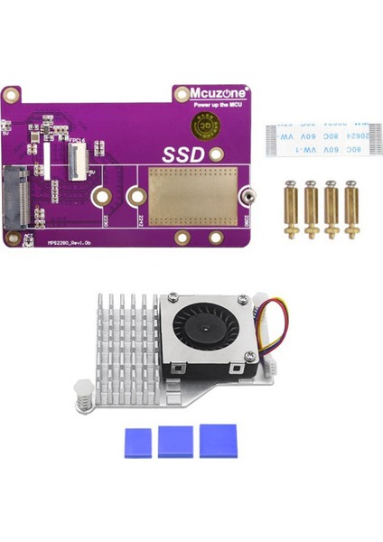 MPS2280 Pcıe M.2 Nvme 2280 2230 2242 Gen3 SSD Hat Yüksek Hızlı Genişletme Kartı Gen 2 Gen . 2 M Anahtar 5 Ile Uyumlu (Yurt Dışından)
