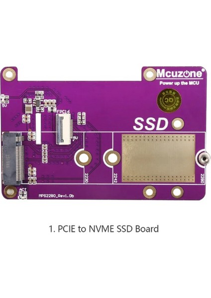 MPS2280 Pcıe M.2 Nvme 2280 2230 2242 Gen3 SSD Hat Yüksek Hızlı Genişletme Kartı Gen 2 Gen . 2 M Anahtar 5 Ile Uyumlu (Yurt Dışından)