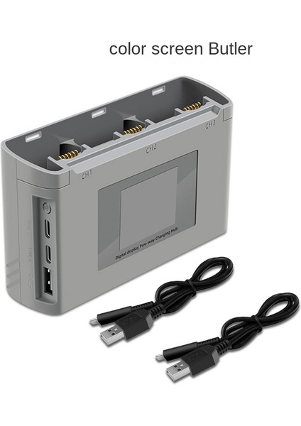 Iki Yönlü Şarj Merkezi, Renkli LCD Dijital Ekran Şarj Cihazıyla Mini Se/mini 2 Ile Uyumlu Birden Fazla Pili Şarj Ediyor (Yurt Dışından) fırsatları