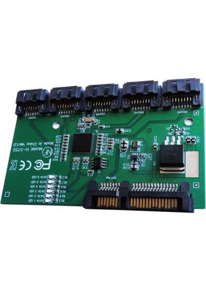 Sata Genişletme Kartı 1 Ila 5 Bağlantı Noktası Sata3.0 Denetleyici Kartı Anakart Sata Bağlantı Noktası Çoğaltıcı Yükseltici Kart Hub Adaptörü (Yurt Dışından) indirimleri