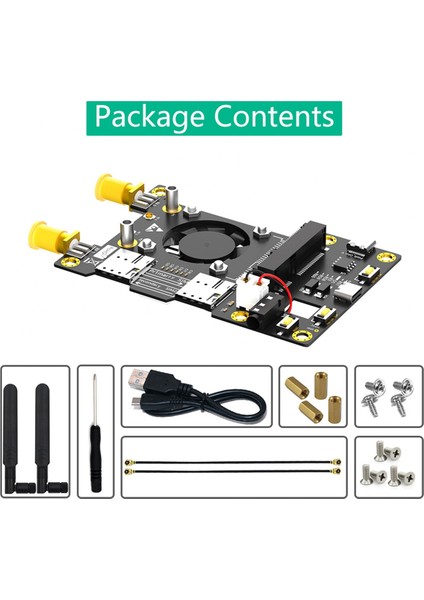 Tinker Board ROCK64 Media Latte Panda Soğutucu Fan Ile Uyumlu 3g 4g Lte Temel Hat (Yurt Dışından)