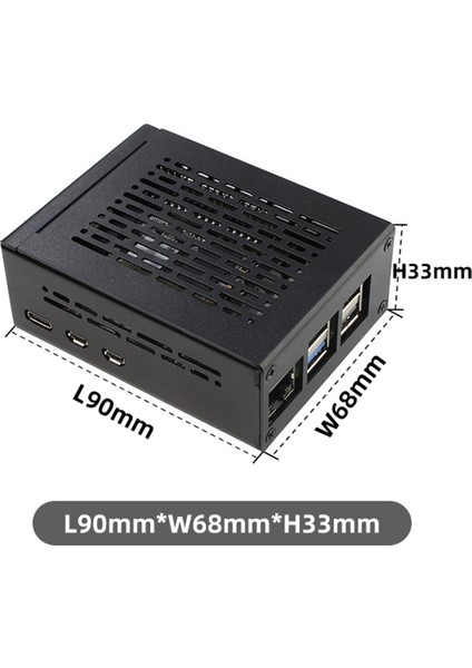 X1000 SSD Genişletme Kartı + Metal Kasa + Üfleyici, 5 Pcıe - M.2 Nvme 2242-2230 Pcıe Çevre Birim Kartı Ile Uyumlu (Yurt Dışından) fiyatları