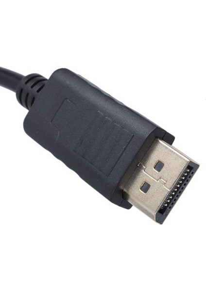 2pcs 1080P Dp Displayport Erkek - VGA Dişi Dönüştürücü Adaptör Kablosu, Siyah (Yurt Dışından)