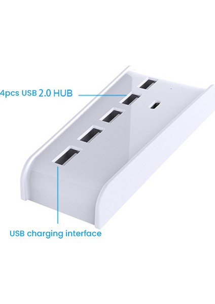 Hub 6'sı 1 Arada USB Ayırıcı Genişletici Hub Adaptörü, Süper Hızlı USB Adaptörü2 Ile Uyumlu 5 USB A + 1 USB C Bağlantı Noktası Ile (Yurt Dışından)