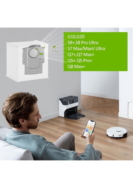 Roborock S8 Pro Ultra,q7, Q7+,q7 Max Için 14 Adet Toz Torbası (Yurt Dışından)