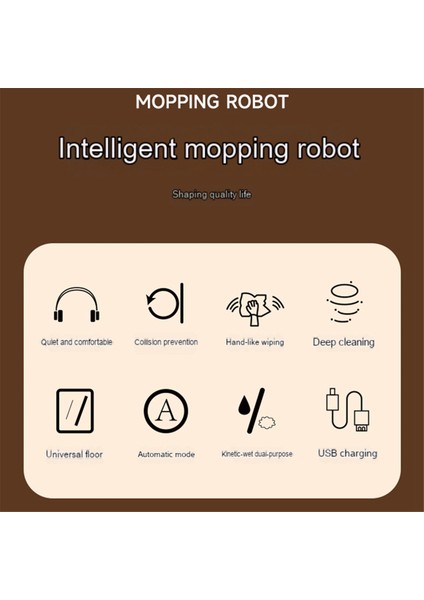 Akıllı Paspas Robotu Ev Islak ve Kuru Paspas Makinesi-B (Yurt Dışından)