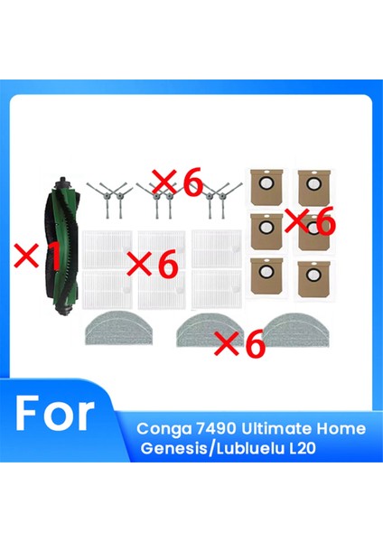 Conga 7490 Ultimate Home Genesis/lubluelu L20 Süpürme Robotu Parçası Için (Yurt Dışından)