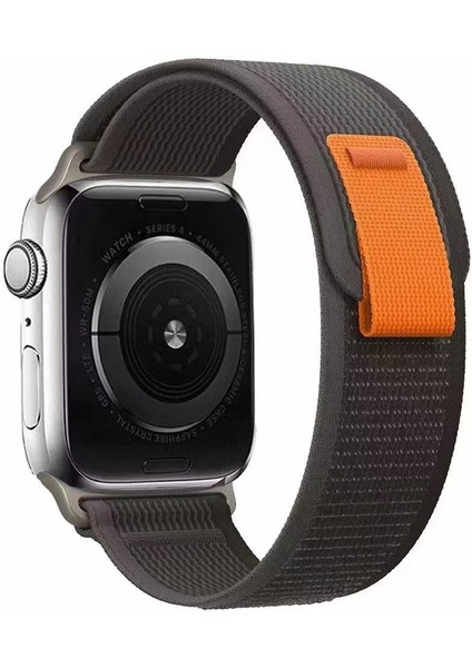 Watch 10 46MM Uyumlu Zore Krd-77 Hasır Kordon-Siyah