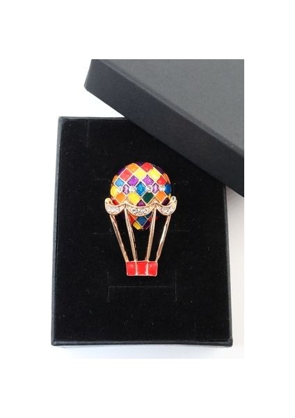Uçan Balon Broş. Taşlı Tasarım Broş. Yaka Iğnesi Broş. Kadın Broş. Erkek Broş. Broş. Unisex fiyatları
