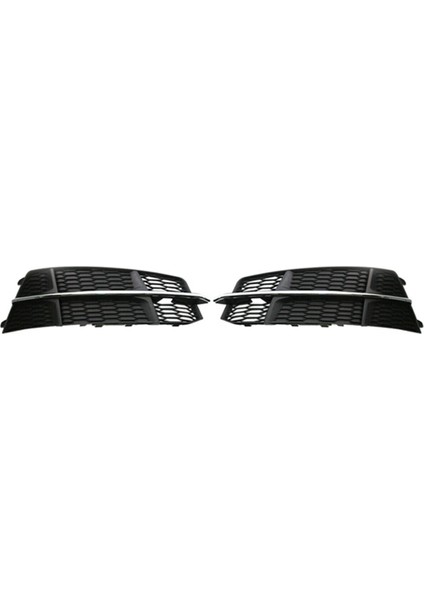 Sinyal LAMBALARI,4G0807681AN 4G0807682AN Ön Tampon Sis Lambası Kapağı Sis Lambası Çerçeve Ön Bar Izgara Araba Audi A6 C7 S-Line S6 15-18 (Yurt Dışından)