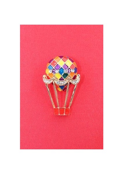 Uçan Balon Broş. Taşlı Tasarım Broş. Yaka Iğnesi Broş. Kadın Broş. Erkek Broş. Broş. Unisex modelleri