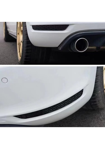 Sinyal Lambaları,1 Çift Petek Kuyruk Arka Sis Aydınlatma Koruması Trim Şekillendirici Golf 6 Gtı Için Arka Bar Tampon Reflektör Şeritler Etiket Parlak (Yurt Dışından) indirimleri
