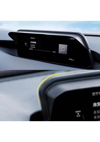 Sinyal Lambaları,araba Merkezi Konsol Navigasyon Ekranı Güneşlik Kapak Aksesuarları Mazda CX30 Cx-30 2019 2020 2021 (Yurt Dışından) modelleri