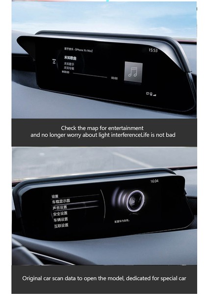 Sinyal Lambaları,araba Merkezi Konsol Navigasyon Ekranı Güneşlik Kapak Aksesuarları Mazda CX30 Cx-30 2019 2020 2021 (Yurt Dışından) indirimleri