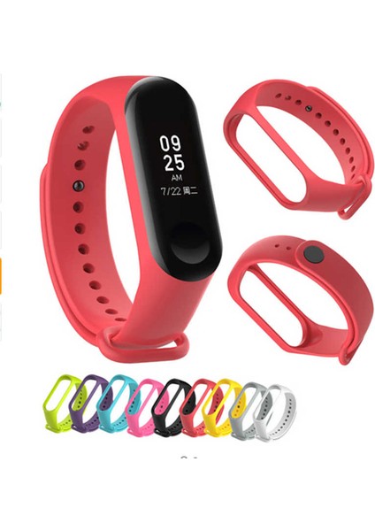 Xiaomi Mi Band 3 Uyumlu Kordon Zore - Siyah