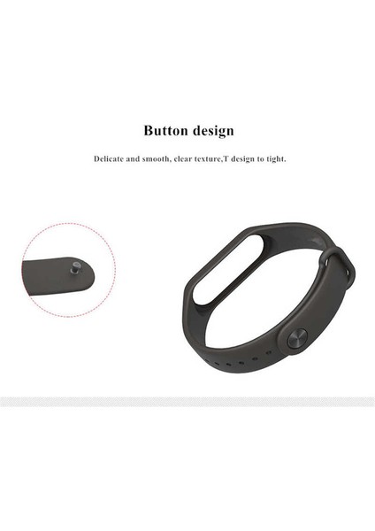 Xiaomi Mi Band 3 Uyumlu Kordon Zore - Siyah