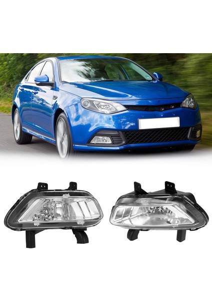 Araba Sağ Ön Tampon Sis Farları Montaj Sis Lambası Ampul ile Mg6 Gt 2010 2011 2012 2013 2014 (Yurt Dışından)