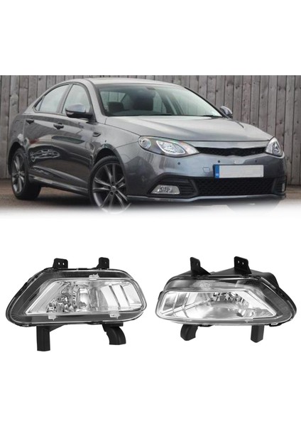 Araba Sağ Ön Tampon Sis Farları Montaj Sis Lambası Ampul ile Mg6 Gt 2010 2011 2012 2013 2014 (Yurt Dışından)