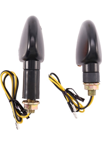 8x Evrensel 12 V Motosiklet Dönüş Sinyali Gösterge Işığı Ön Arka Yanıp Sönen Halojen Işık Flaşör Flaş Bisiklet Lambası (Yurt Dışından) fiyatları