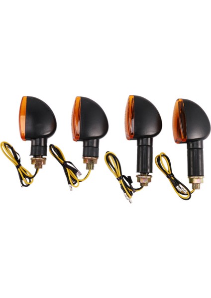 8x Evrensel 12 V Motosiklet Dönüş Sinyali Gösterge Işığı Ön Arka Yanıp Sönen Halojen Işık Flaşör Flaş Bisiklet Lambası (Yurt Dışından) modelleri
