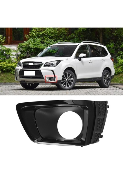 Sinyal Lambaları,araba Sis Lambası Kapağı Izgara Çerçeve Çerçeve Trim Lamba Kapağı Subaru Forester Xt 2014-2016 Için LED Far Sis Lambası (Yurt Dışından)