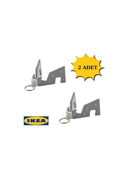 Yuppıenalle Telefon/tablet Standı, Gri, 8x4 cm 2 Adet