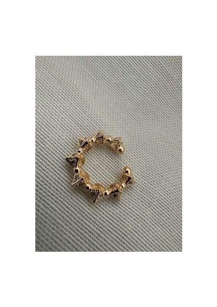 Minik Taşlı Prizma Form Earcuff (Kıkırdak Küpesi) fiyatları