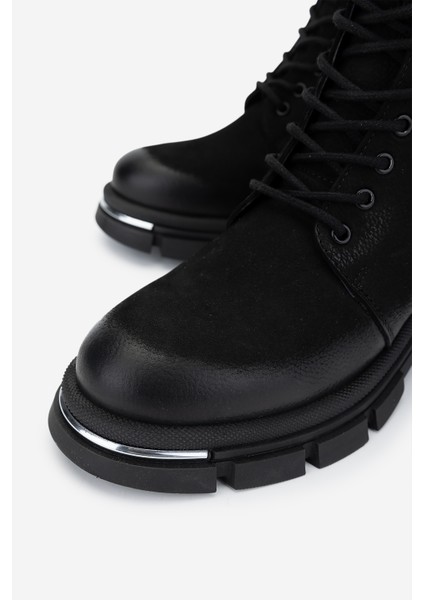 Kadın Hakiki Deri Siyah Nubuk Casual Bot 599 05 Bn Bot SK24-25 Sıyah Nbk modelleri