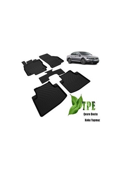 Passat B8 B8.5 Paspas 4d Havuzlu Kokusuz Yumuşak 2015 2016 2017 2018 2019 2020 2021 2022 2023