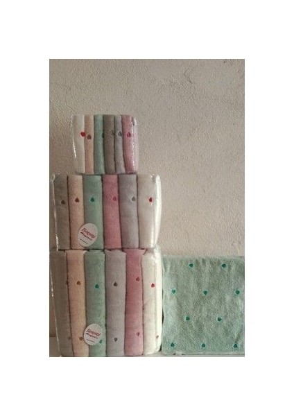Bambu Kalp Nakışlı Banyo Havlusu fiyatları