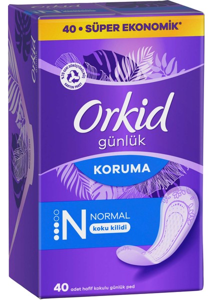 Günlük Ped Normal 40 Adet Ekonomik Paket