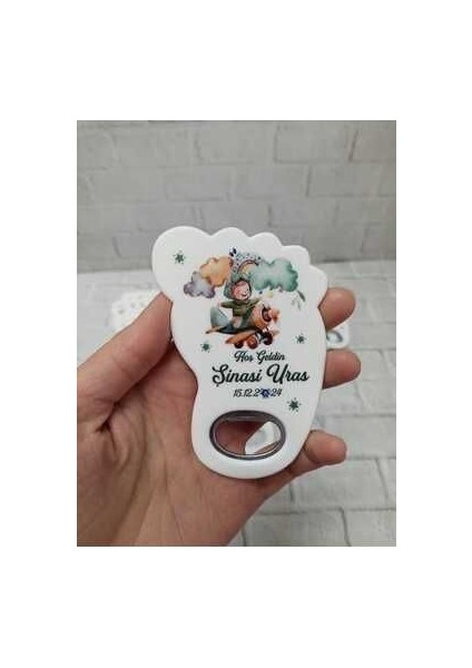 20 Adet Ayak Magnet Açacak Yeni Doğan, Doğum Günü, Sünnet, Nişan, Söz, Düğün Hediyelik