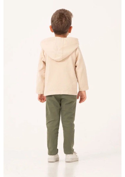 Make Your Own Keten Ceketli Erkek Çocuk 3 lü takım - Yeşil modelleri