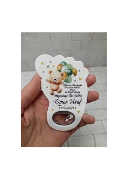 35 Adet Ayak Magnet Açacak Yeni Doğan, Doğum Günü, Sünnet, Nişan, Söz, Düğün Hediyelik